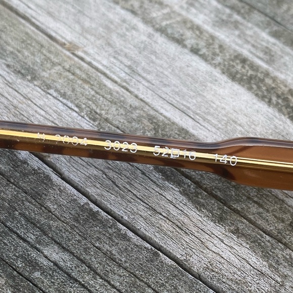 SOLD💲Burberry glasses frames Made in Italy 52[]16 140 B2004 3023 Brown Clear - Picture 8 of 16